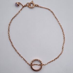 Didier Dubot 14k Rose Gold Diamond Bracelet (New)